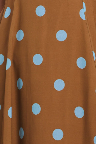 DOTTY LOVE WOVEN MIDI DRESS - Glamourous Grace LLC