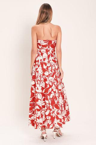 VIBRANT PETAL WOVEN MIDI DRESS - Glamourous Grace