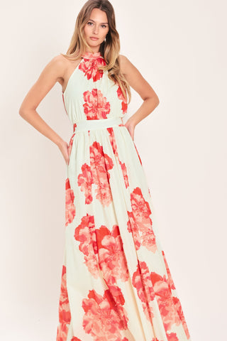 BLOOMING LOVE WOVEN MAXI DRESS - Glamourous Grace