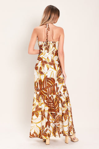 AMBER PALM PARADISE WOVEN MAXI DRESS - Glamourous Grace