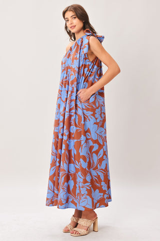 LAGOON FLOW WOVEN MIDI DRESS - Glamourous Grace