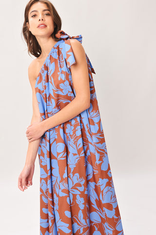 LAGOON FLOW WOVEN MIDI DRESS - Glamourous Grace