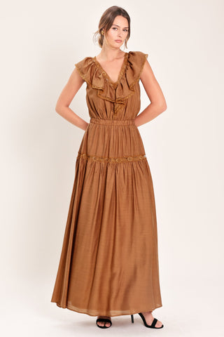 SUNSET DRIVE WOVEN MAXI DRESS - Glamourous Grace