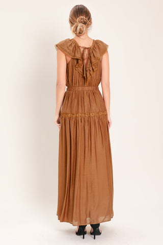 SUNSET DRIVE WOVEN MAXI DRESS - Glamourous Grace
