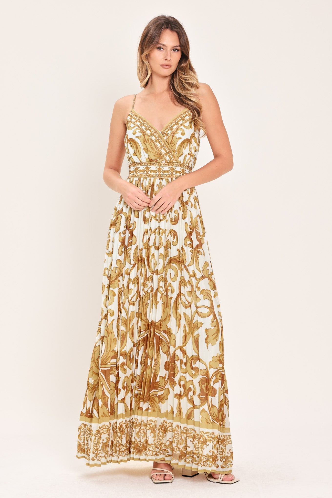 ROYAL GARDEN WOVEN MAXI DRESS - Glamourous Grace