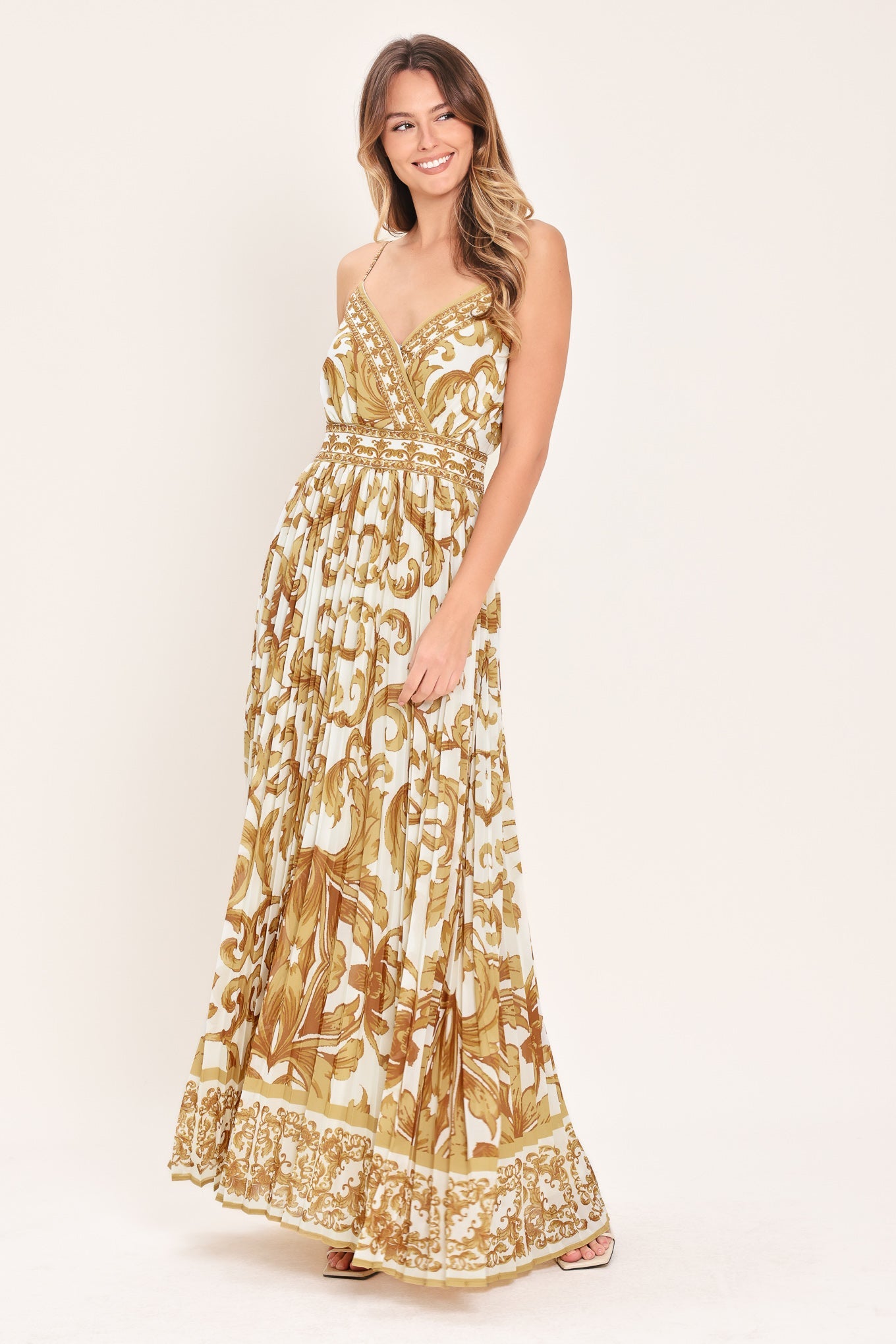 ROYAL GARDEN WOVEN MAXI DRESS - Glamourous Grace