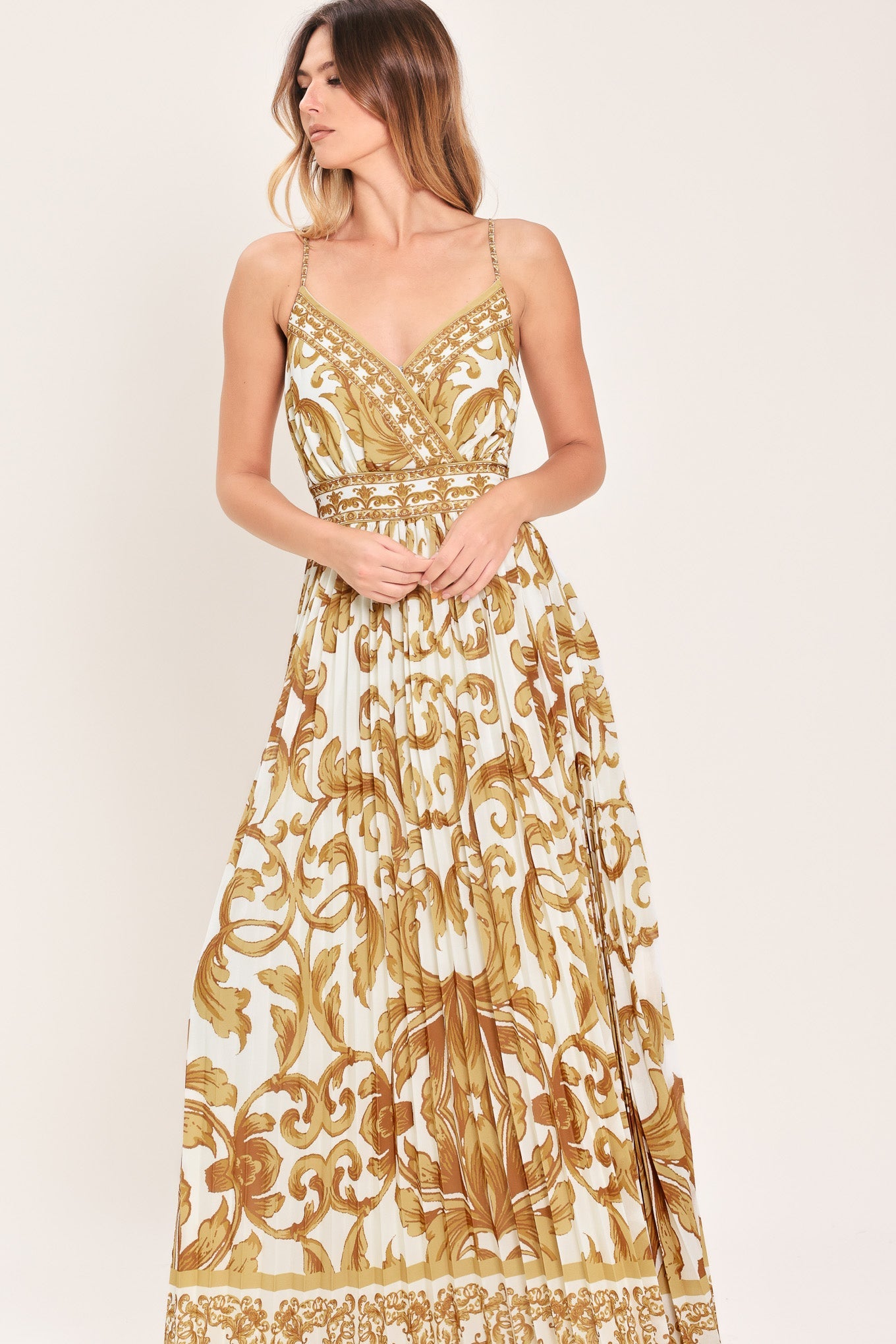 ROYAL GARDEN WOVEN MAXI DRESS - Glamourous Grace