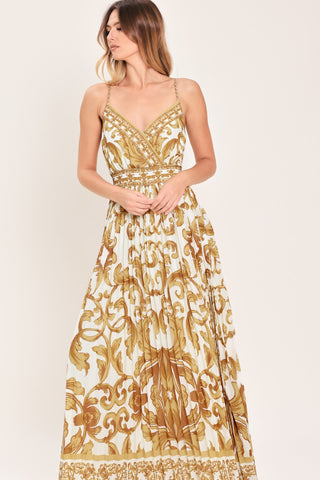 ROYAL GARDEN WOVEN MAXI DRESS - Glamourous Grace