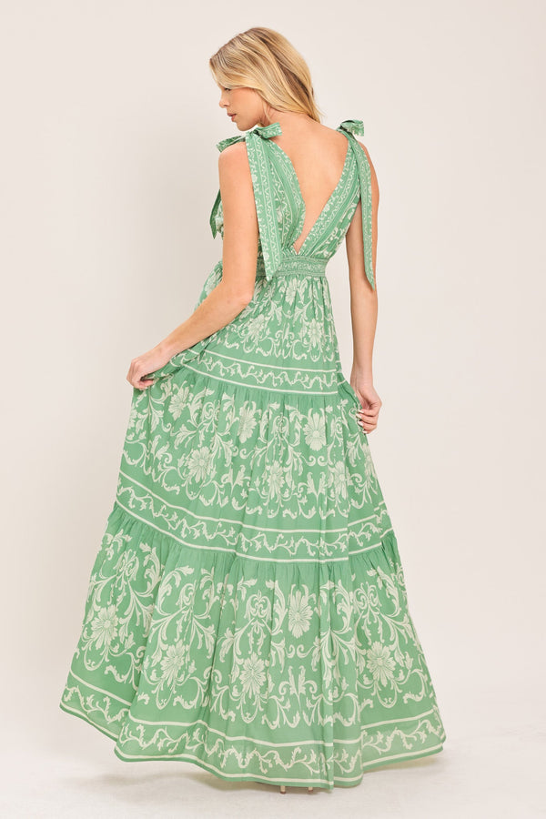 VERONA GARDEN WOVEN MAXI DRESS - Glamourous Grace