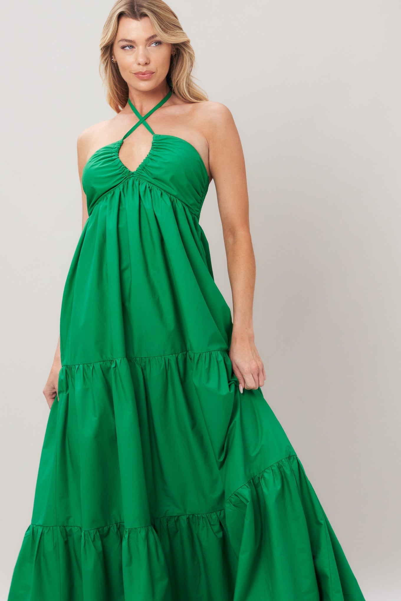 TROPIC STATEMENT WOVEN MAXI DRESS - Glamourous Grace