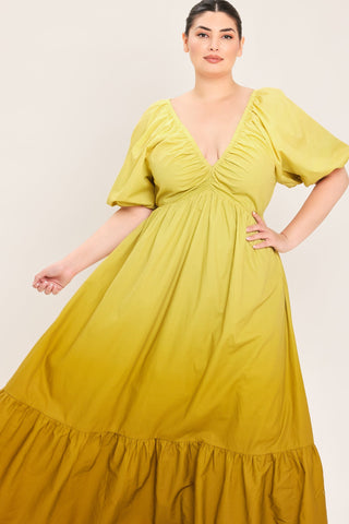 CITRINE GARDEN WOVEN MAXI DRESS - Glamourous Grace