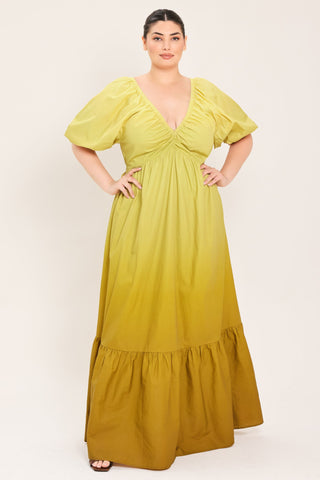 CITRINE GARDEN WOVEN MAXI DRESS - Glamourous Grace