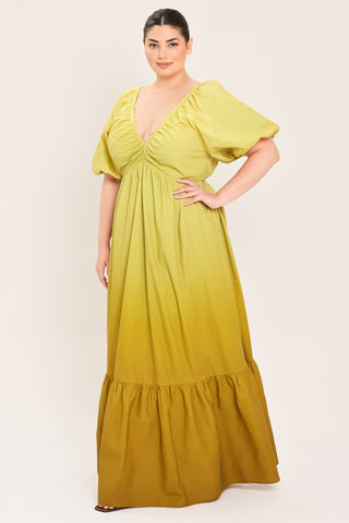 CITRINE GARDEN WOVEN MAXI DRESS - Glamourous Grace