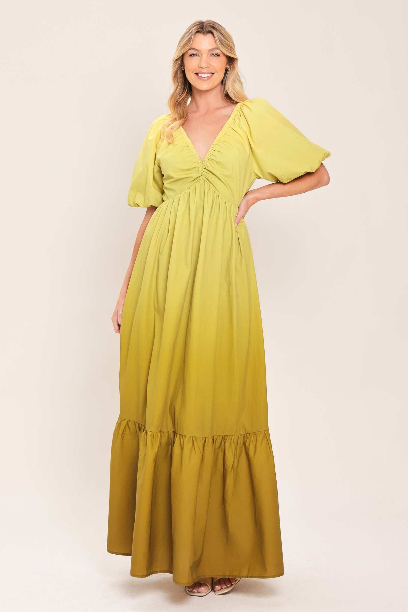 CITRINE GARDEN WOVEN MAXI DRESS - Glamourous Grace