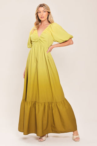 CITRINE GARDEN WOVEN MAXI DRESS - Glamourous Grace