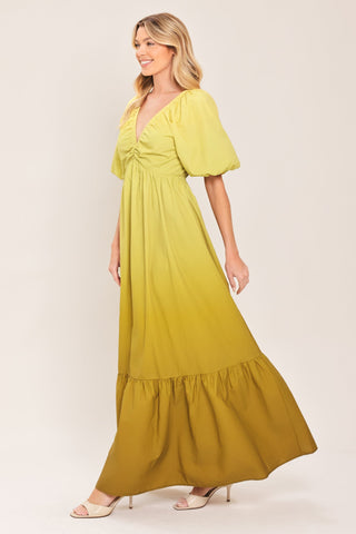 CITRINE GARDEN WOVEN MAXI DRESS - Glamourous Grace