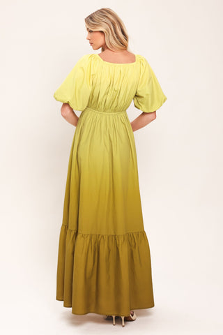 CITRINE GARDEN WOVEN MAXI DRESS - Glamourous Grace