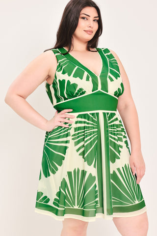 PALM BREEZE WOVEN MINI DRESS - Glamourous Grace