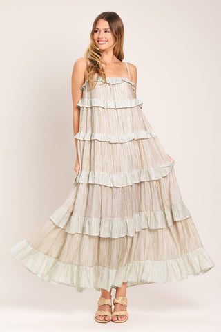 DUNE SERENA WOVEN MIDI DRESS - Glamourous Grace