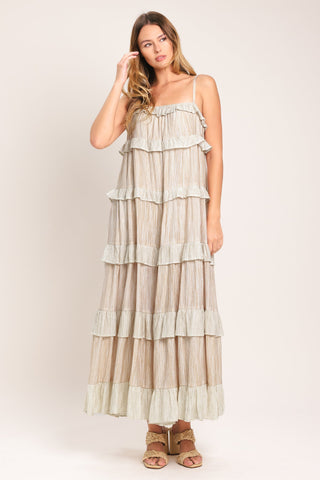 DUNE SERENA WOVEN MIDI DRESS - Glamourous Grace