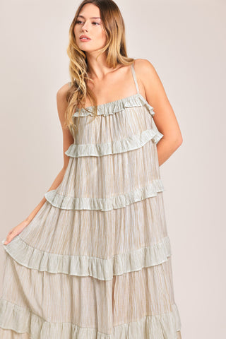 DUNE SERENA WOVEN MIDI DRESS - Glamourous Grace