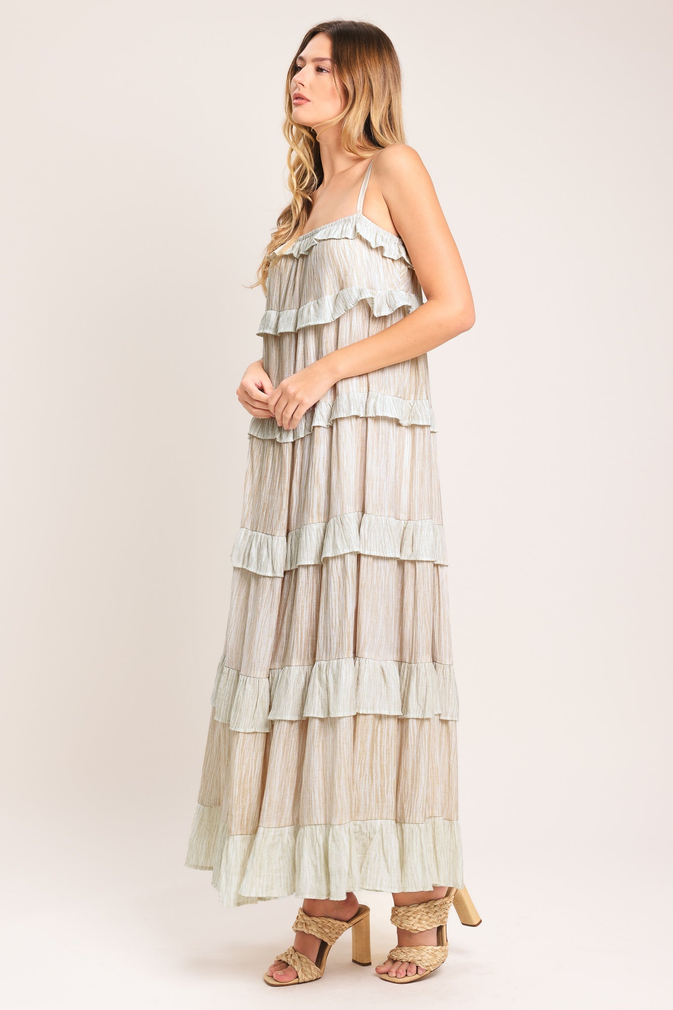 DUNE SERENA WOVEN MIDI DRESS - Glamourous Grace