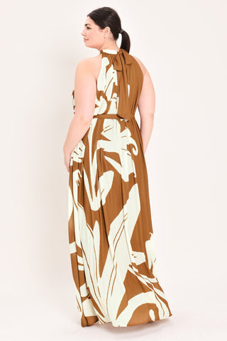 MOCHA SERENITY WOVEN MAXI DRESS - Glamourous Grace