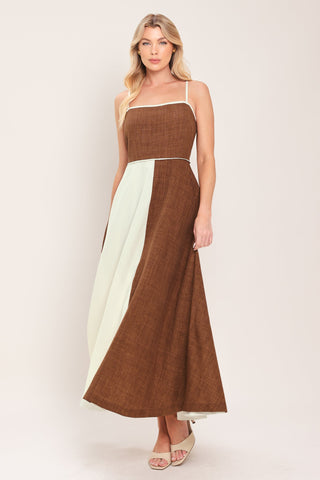 SIENNA FORM WOVEN MIDI DRESS - Glamourous Grace