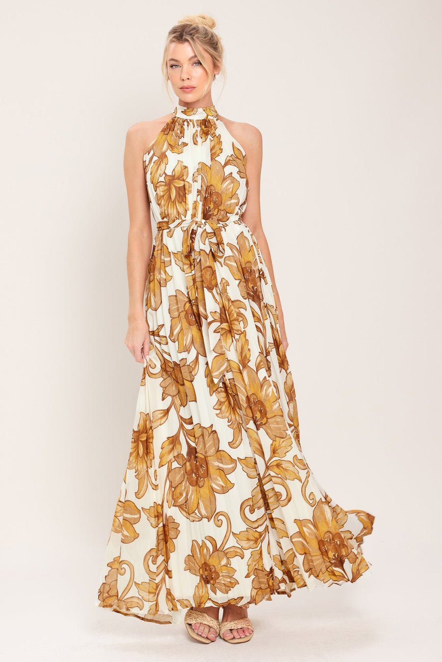 HONEY LUXE WOVEN MAXI DRESS - Glamourous Grace