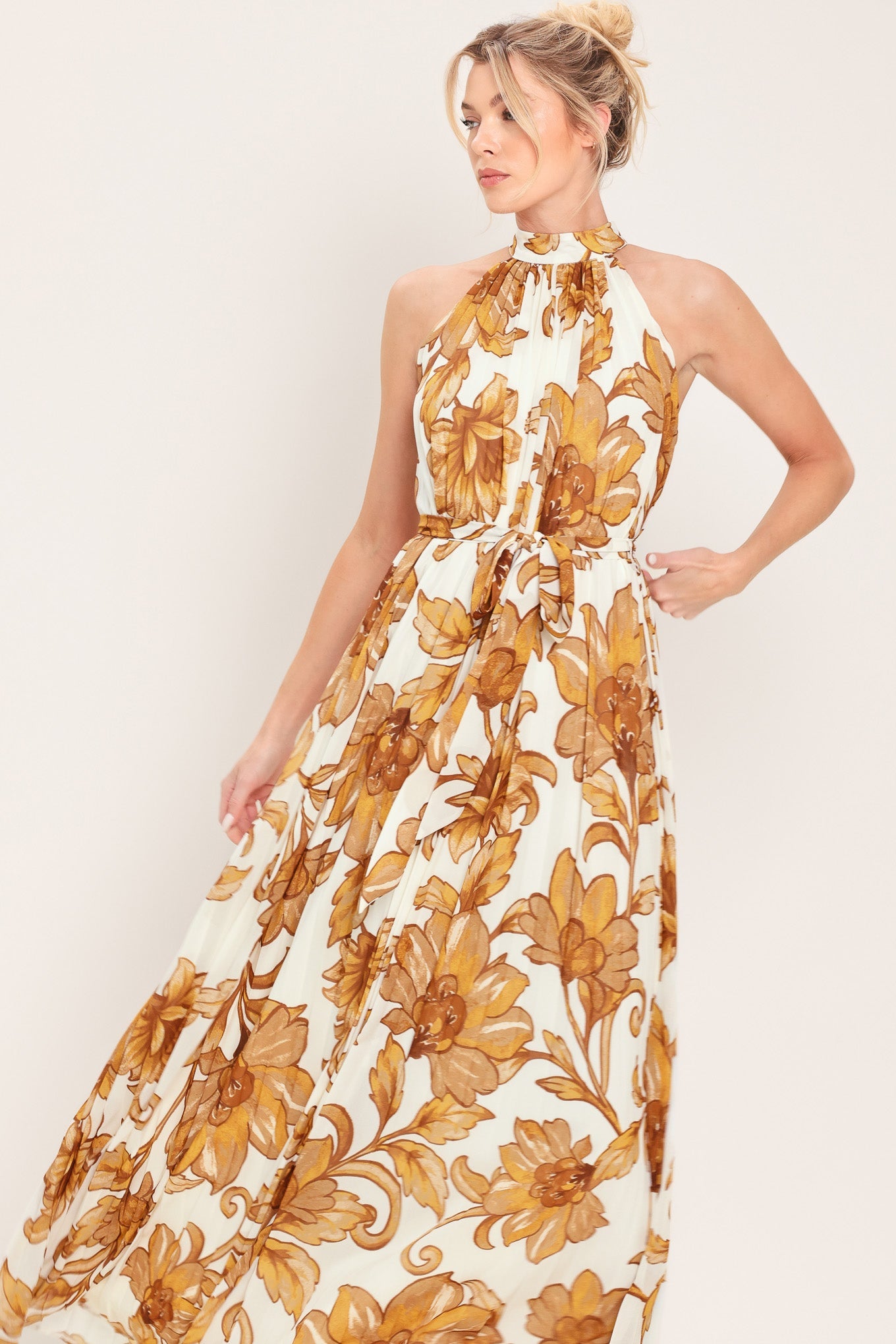 HONEY LUXE WOVEN MAXI DRESS - Glamourous Grace