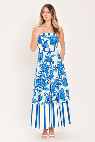 CAPRI GARDEN WOVEN MIDI DRESS - Glamourous Grace