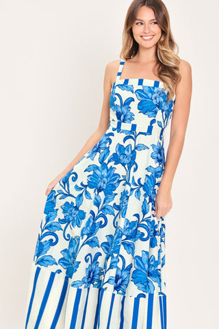 CAPRI GARDEN WOVEN MIDI DRESS - Glamourous Grace