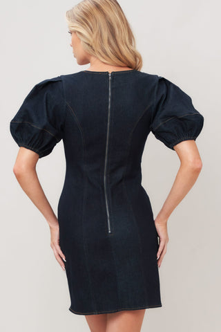 MIDNIGHT FEMME WOVEN MINI DRESS - Glamourous Grace