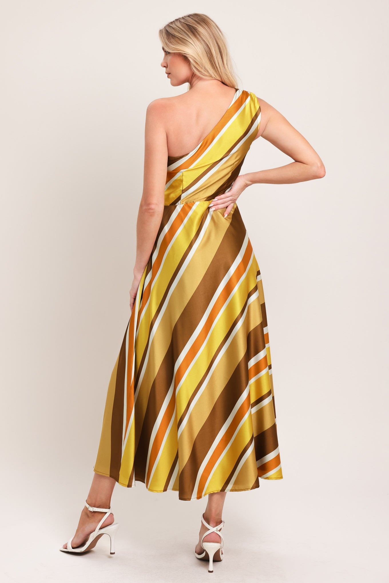 SOFT SUNSHINE WOVEN MIDI DRESS - Glamourous Grace