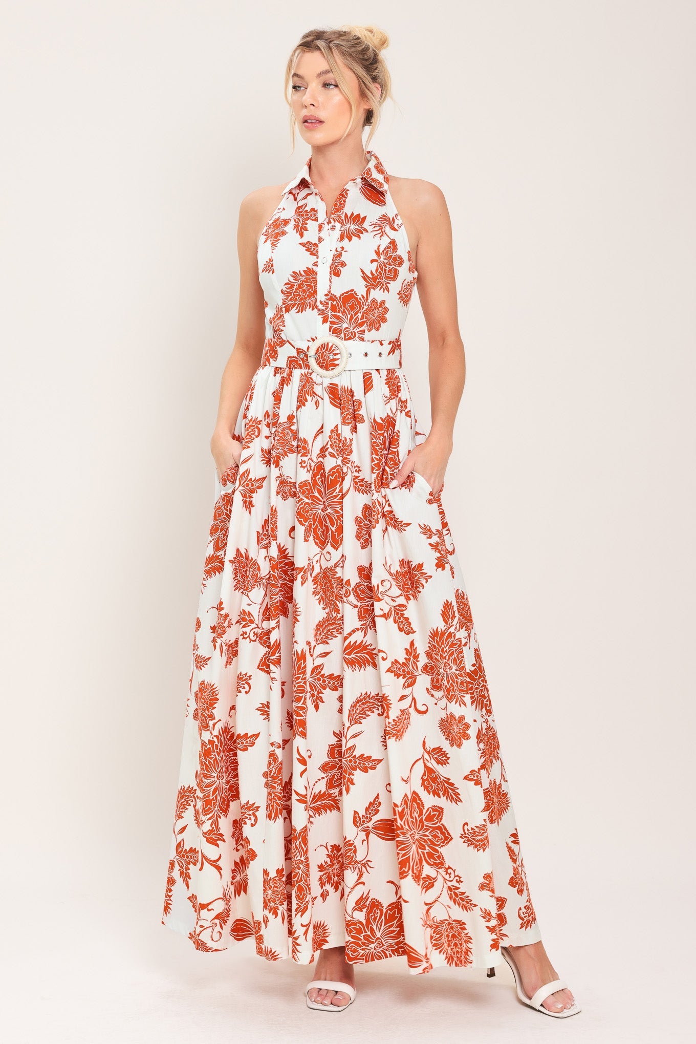 PORTOFINO SUN WOVEN MAXI DRESS - Glamourous Grace