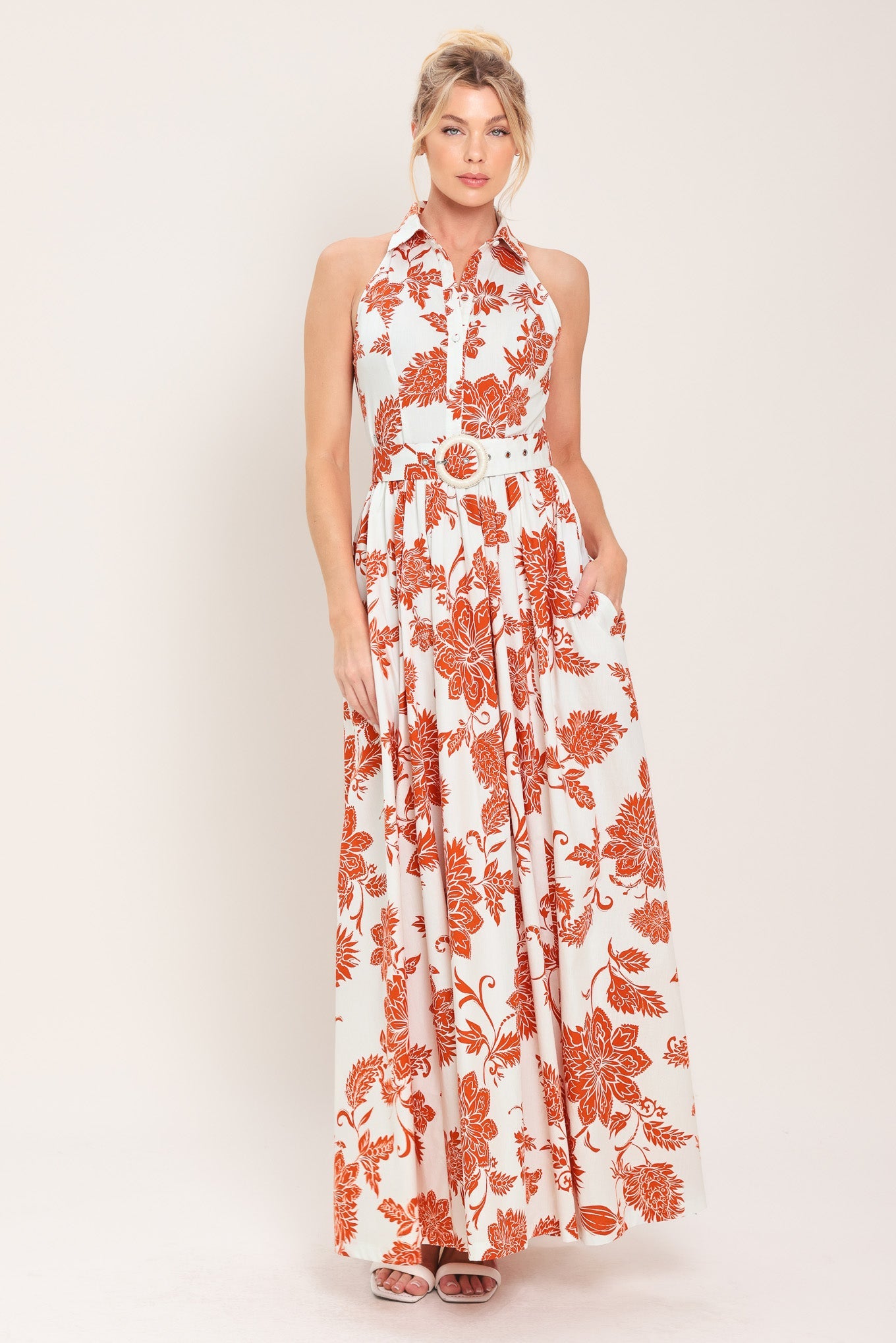 PORTOFINO SUN WOVEN MAXI DRESS - Glamourous Grace