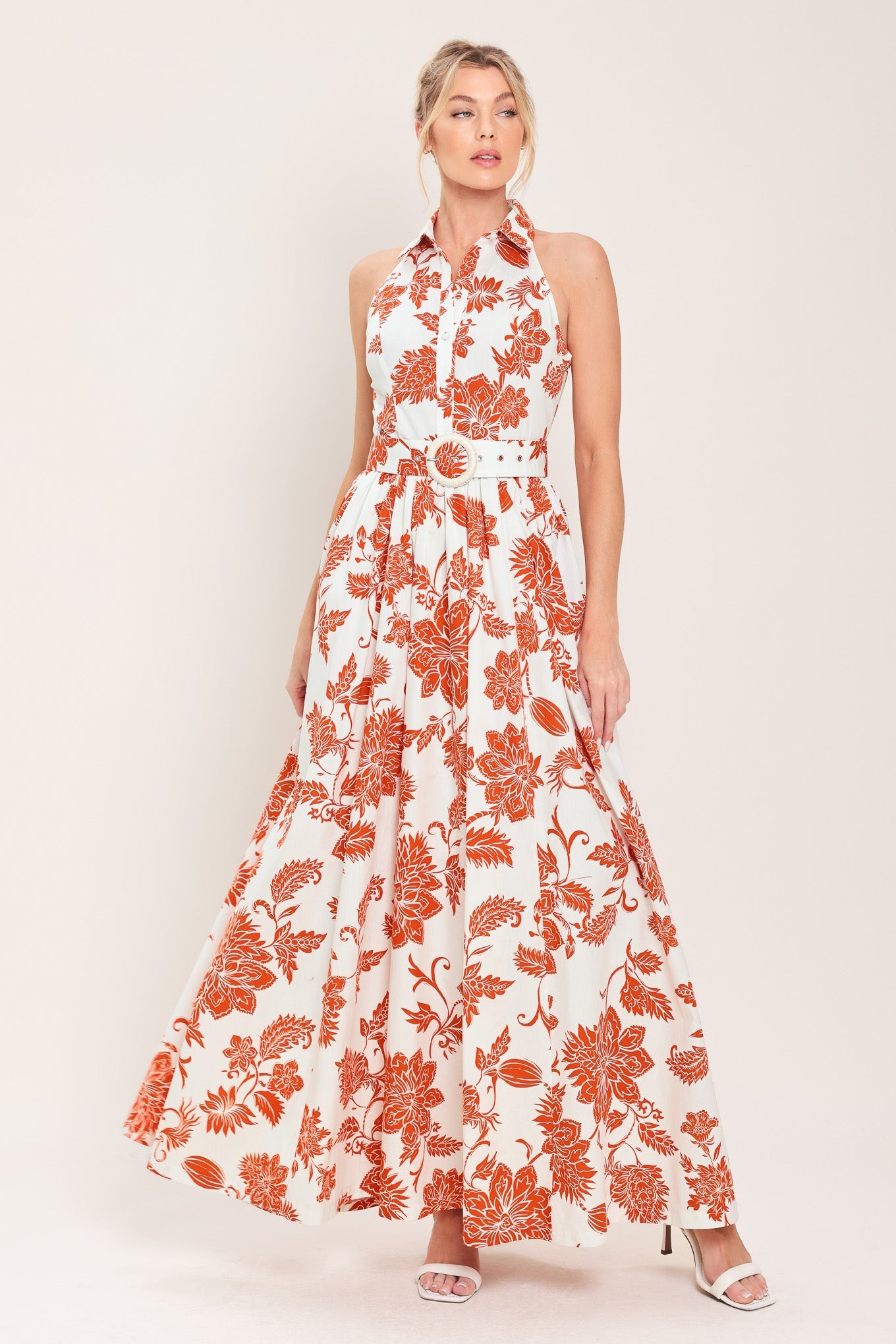 PORTOFINO SUN WOVEN MAXI DRESS - Glamourous Grace