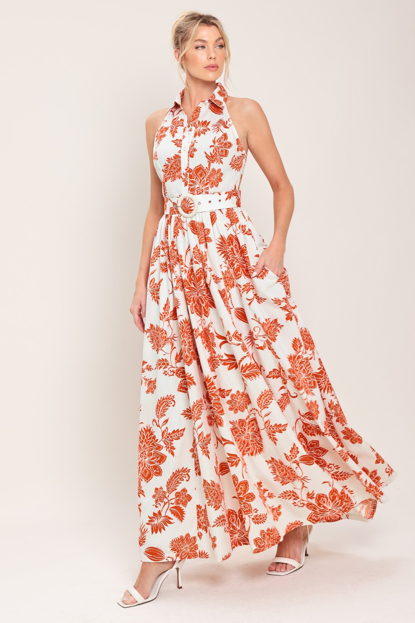 PORTOFINO SUN WOVEN MAXI DRESS - Glamourous Grace