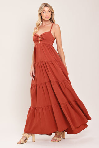 AMBER WAVE WOVEN MAXI DRESS - Glamourous Grace