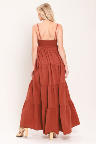 AMBER WAVE WOVEN MAXI DRESS - Glamourous Grace