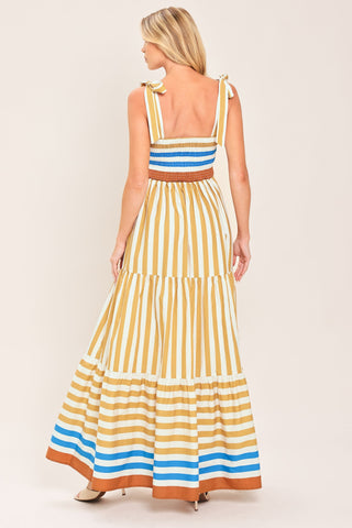 SUNNY CABANA WOVEN MAXI DRESS