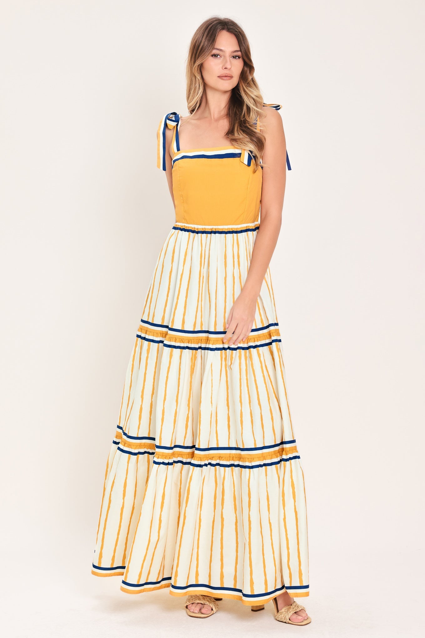 AMALFI SUNKISSED WOVEN MAXI DRESS - Glamourous Grace