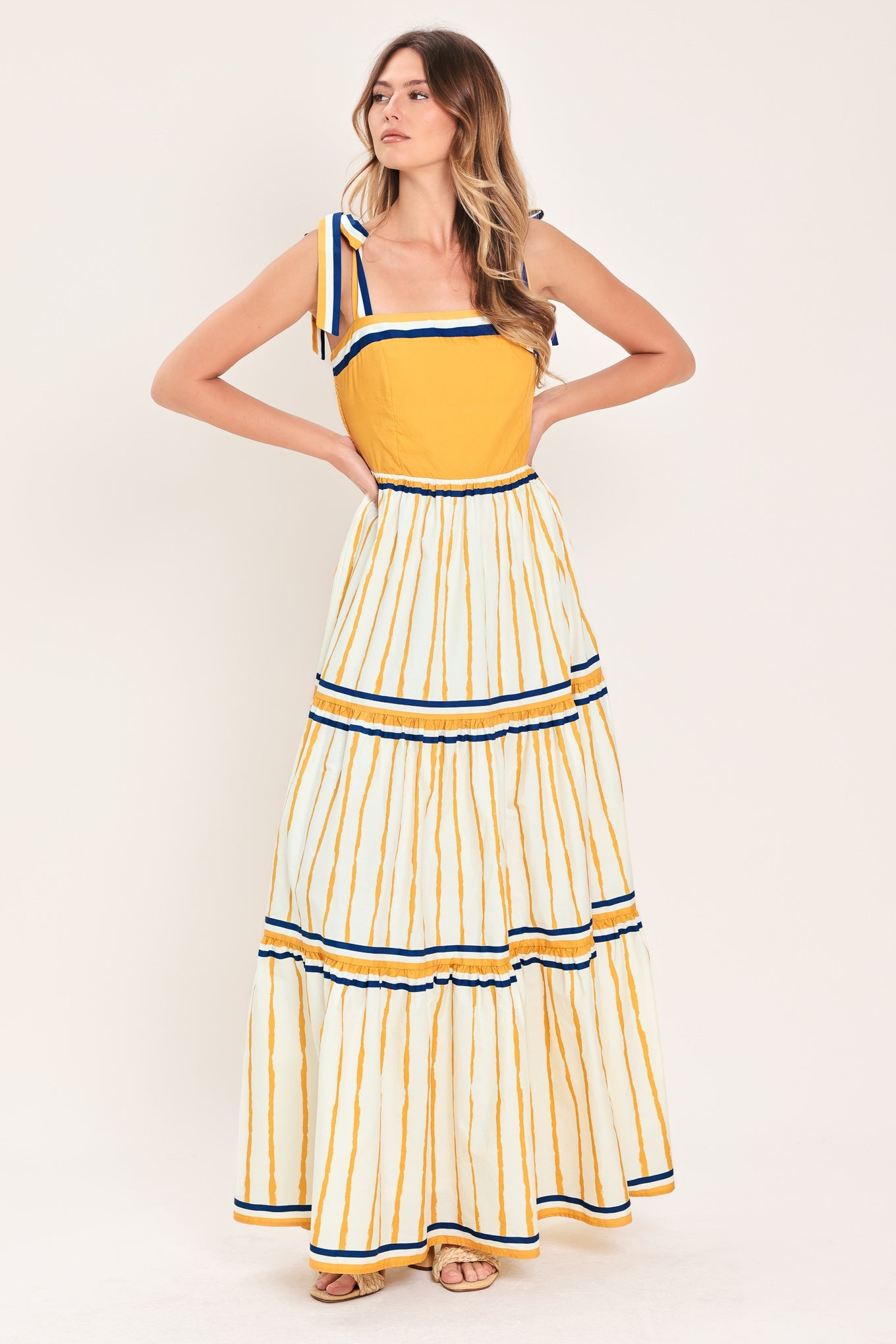 AMALFI SUNKISSED WOVEN MAXI DRESS - Glamourous Grace