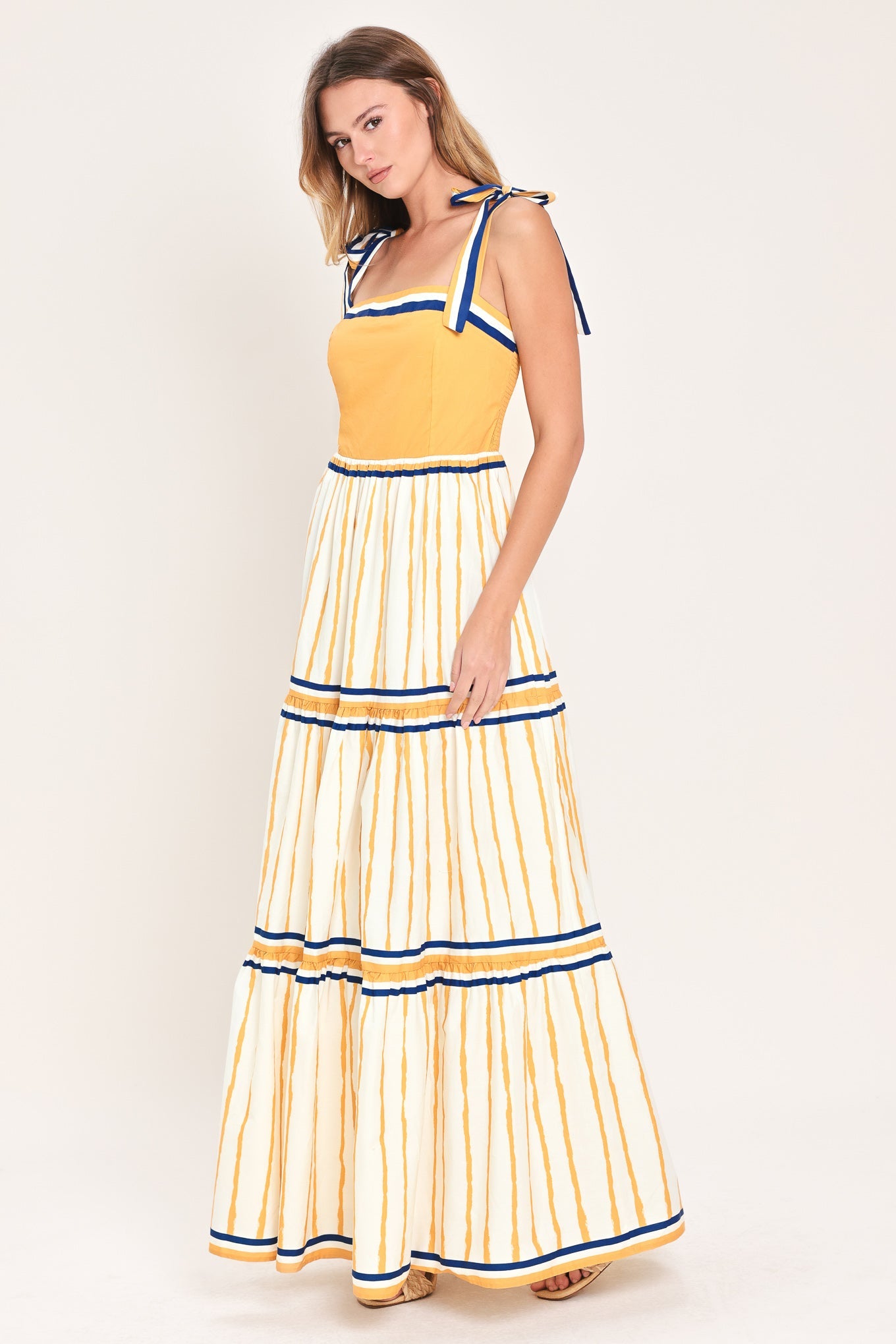 AMALFI SUNKISSED WOVEN MAXI DRESS - Glamourous Grace