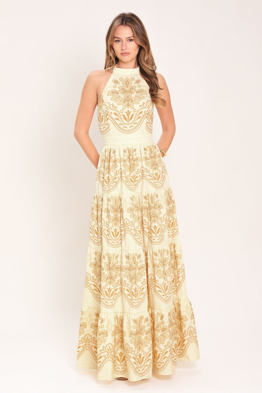 SICILIAN SUMMER WOVEN MAXI DRESS - Glamourous Grace