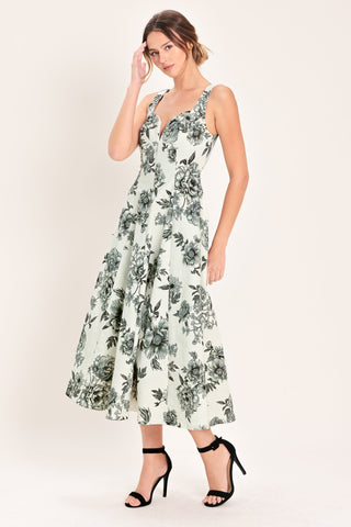 FOREVER YOUNG WOVEN MIDI DRESS - Glamourous Grace
