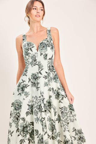 FOREVER YOUNG WOVEN MIDI DRESS - Glamourous Grace