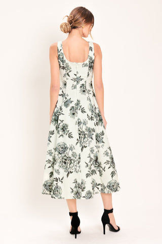FOREVER YOUNG WOVEN MIDI DRESS - Glamourous Grace