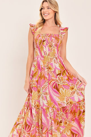 CABANA CRUSH WOVEN MIDI DRESS - Glamourous Grace