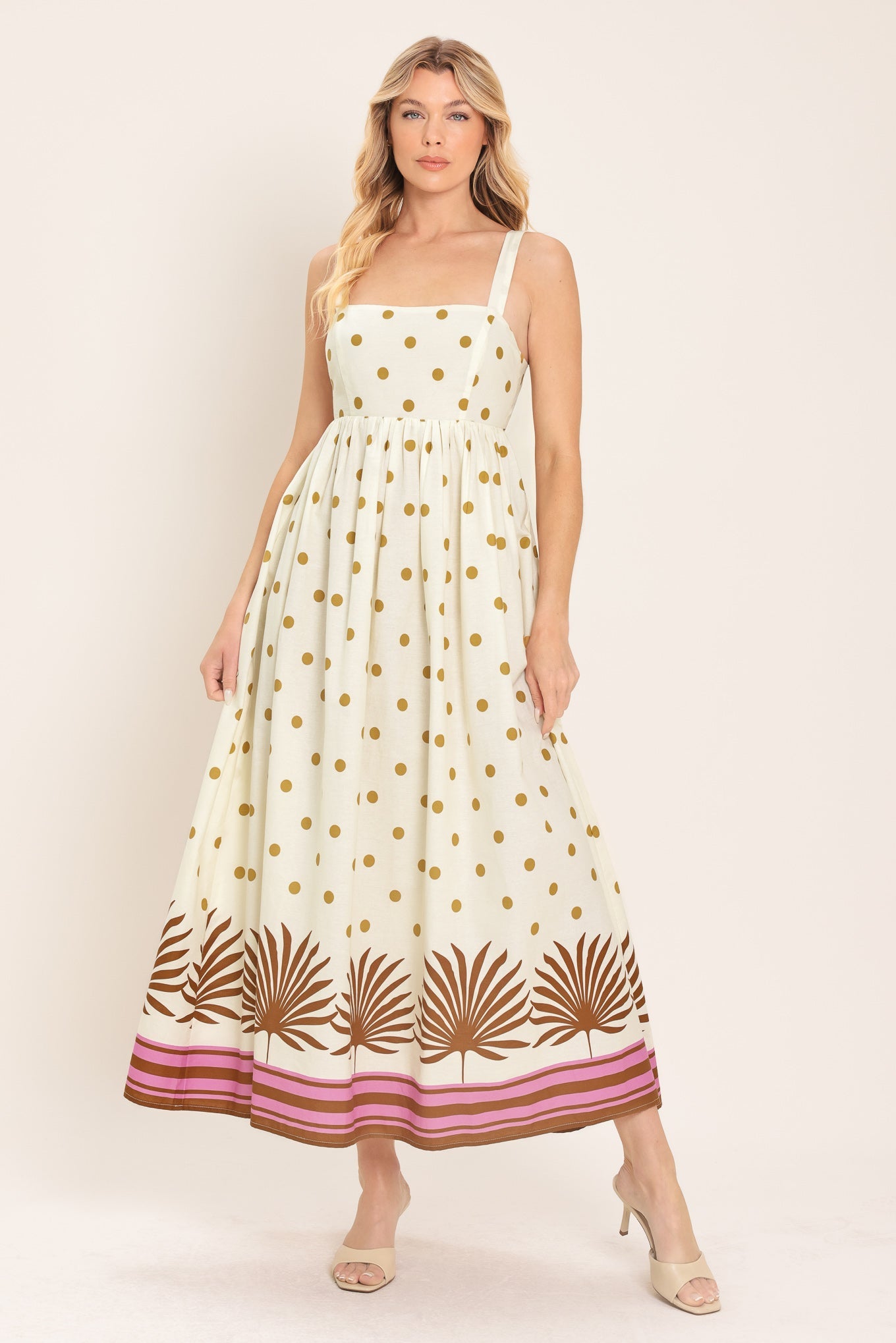 COCONUT GROVE WOVEN MIDI DRESS - Glamourous Grace